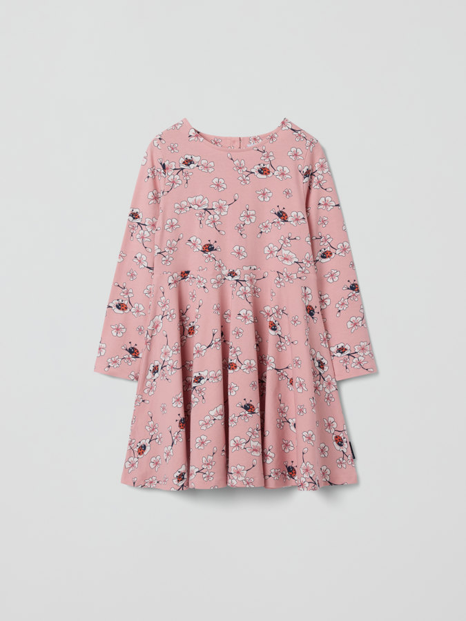 Twirl dress with cherry blossom print