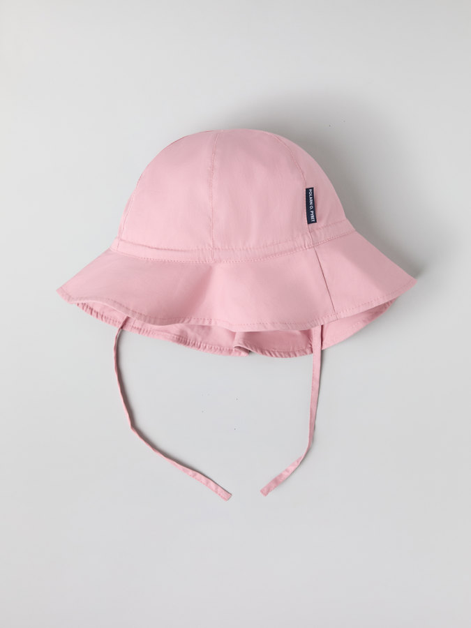 Woven sun hat with UV protection