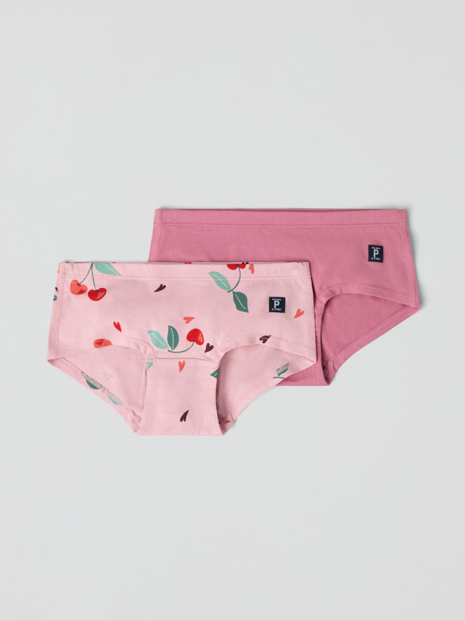 Hipster brief with cherry blossom print