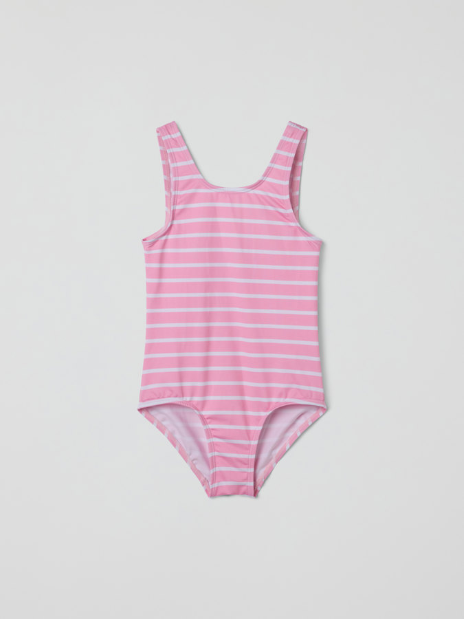 Striped swimsuit