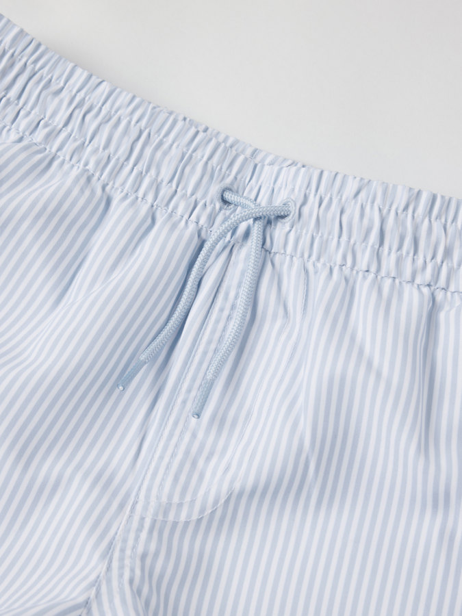 Striped swim shorts