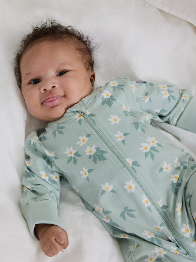 Floral sleepsuit Floral sleepsuit