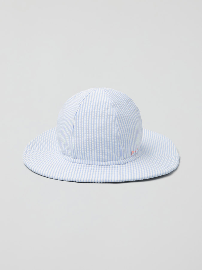 Striped UV sun hat