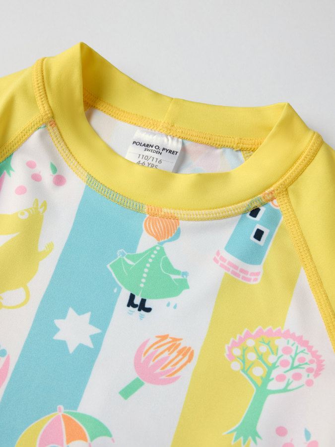 Long-sleeved UV top with Moomin print