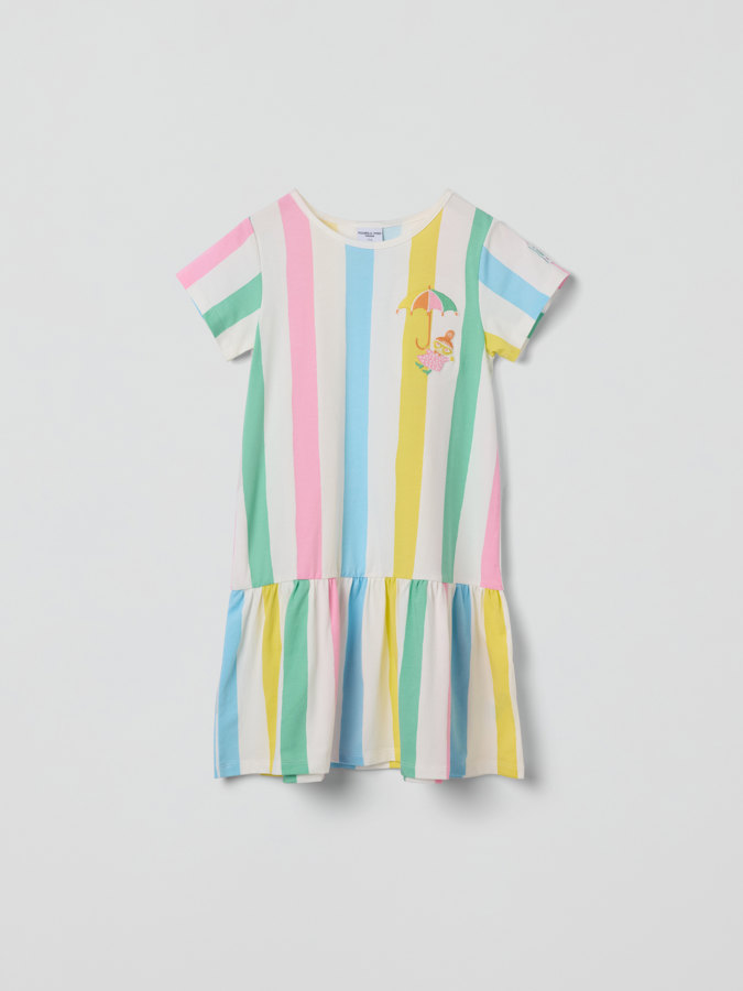 Moomin dress with gathered skirt