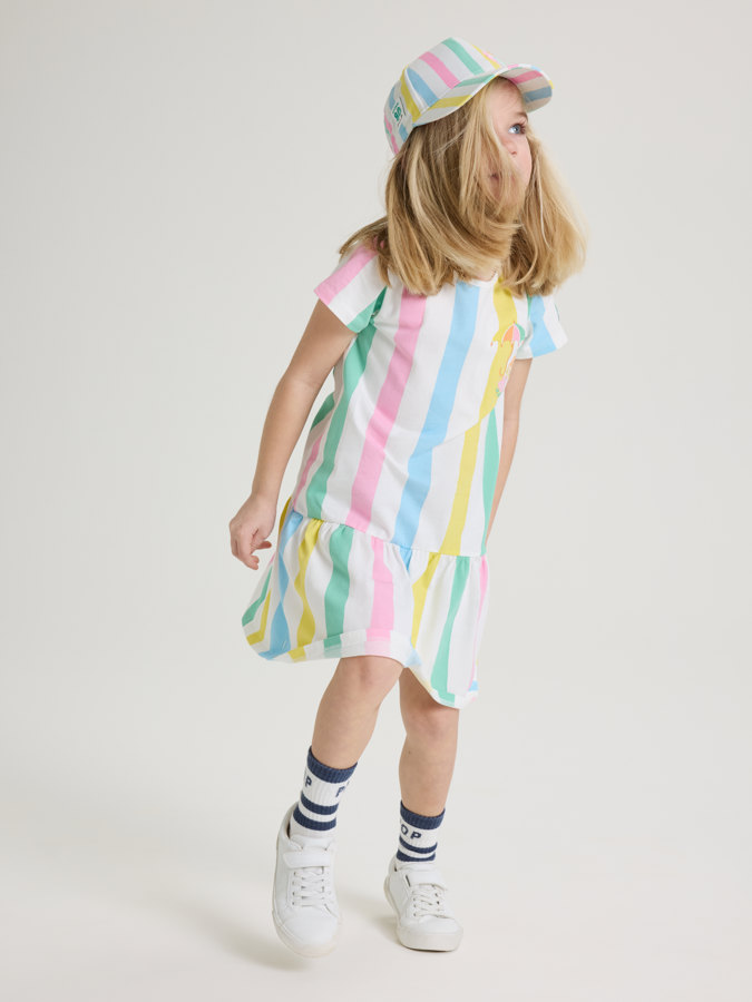 Moomin dress with gathered skirt