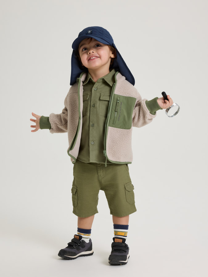 Pile fleece jacket