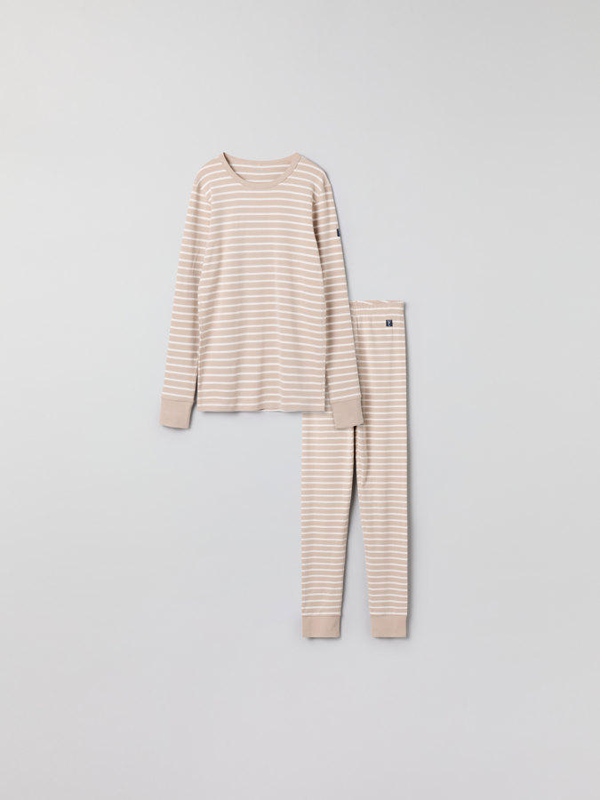 Adult set with striped pants and top