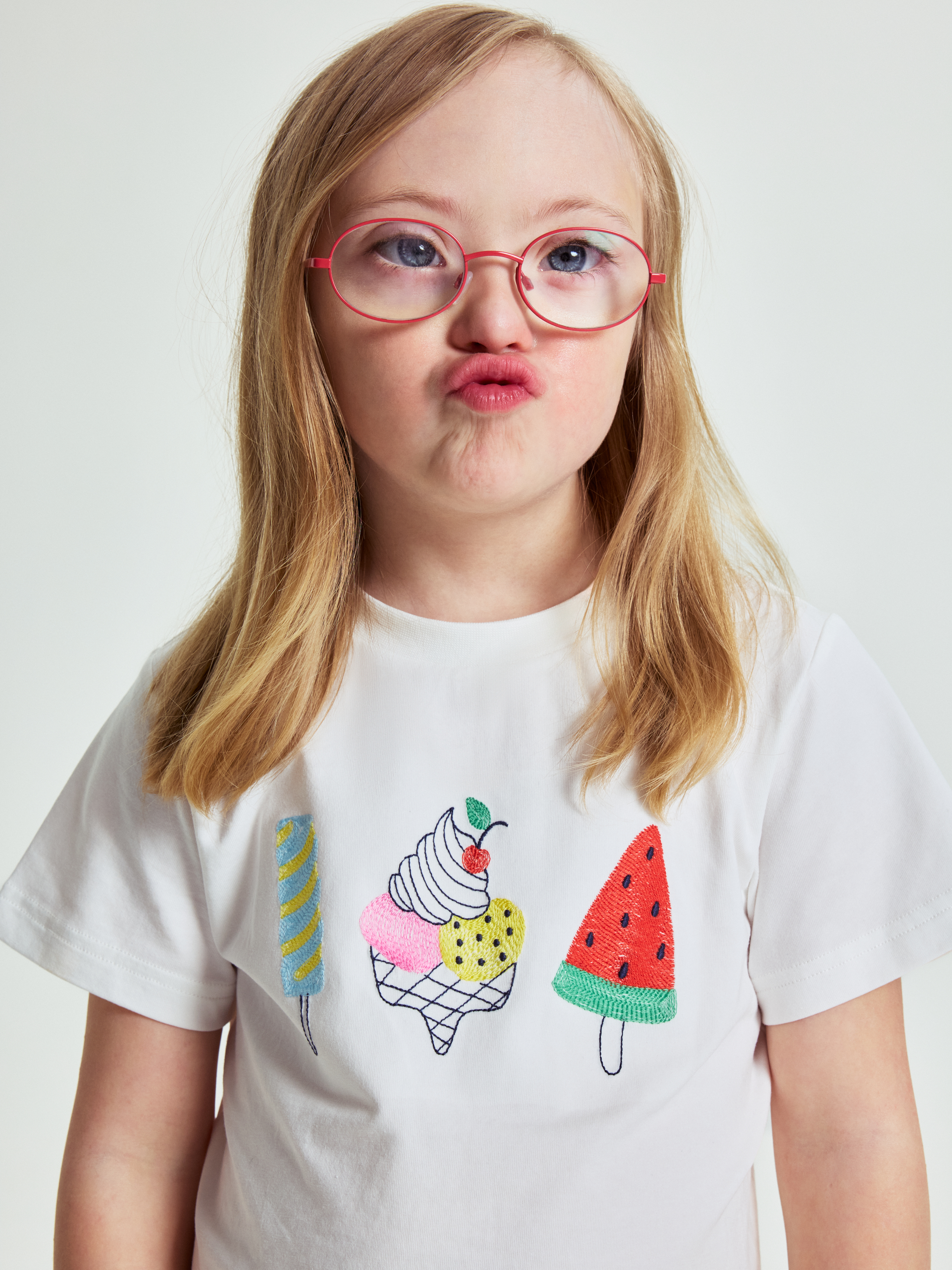 T-shirt with ice-cream print