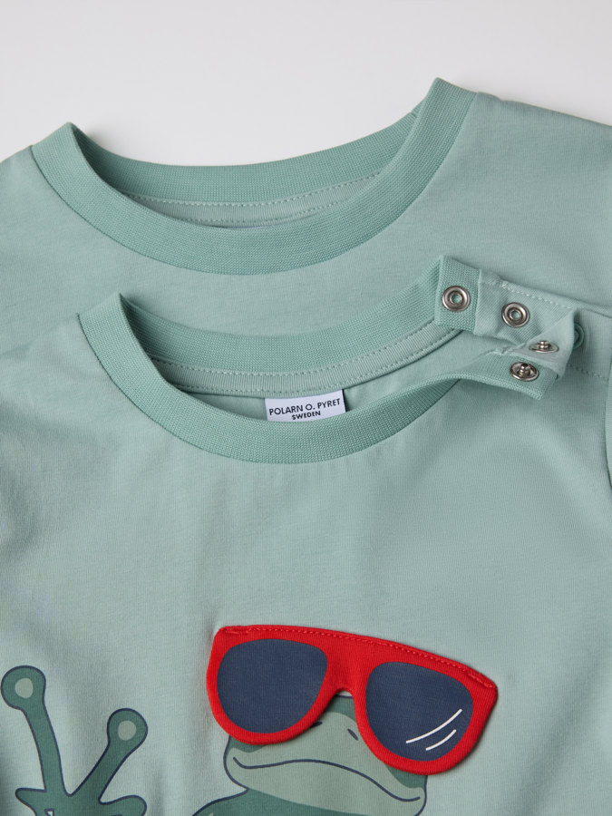 T-shirt with frog print
