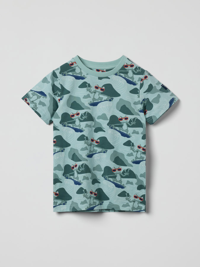 T-shirt with frog print