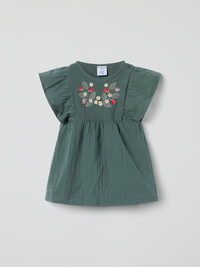 Dress with ruffles