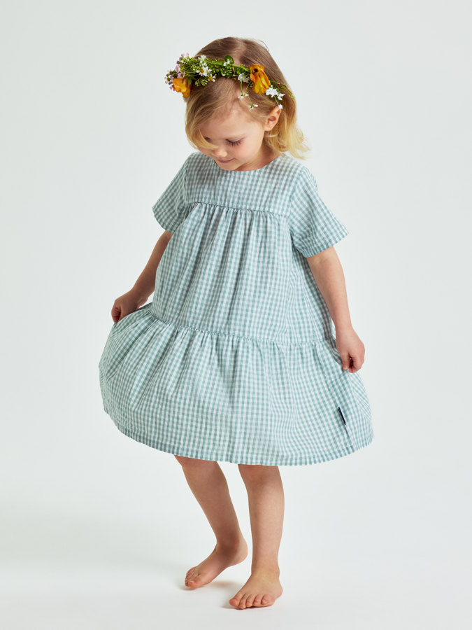 Checked dress