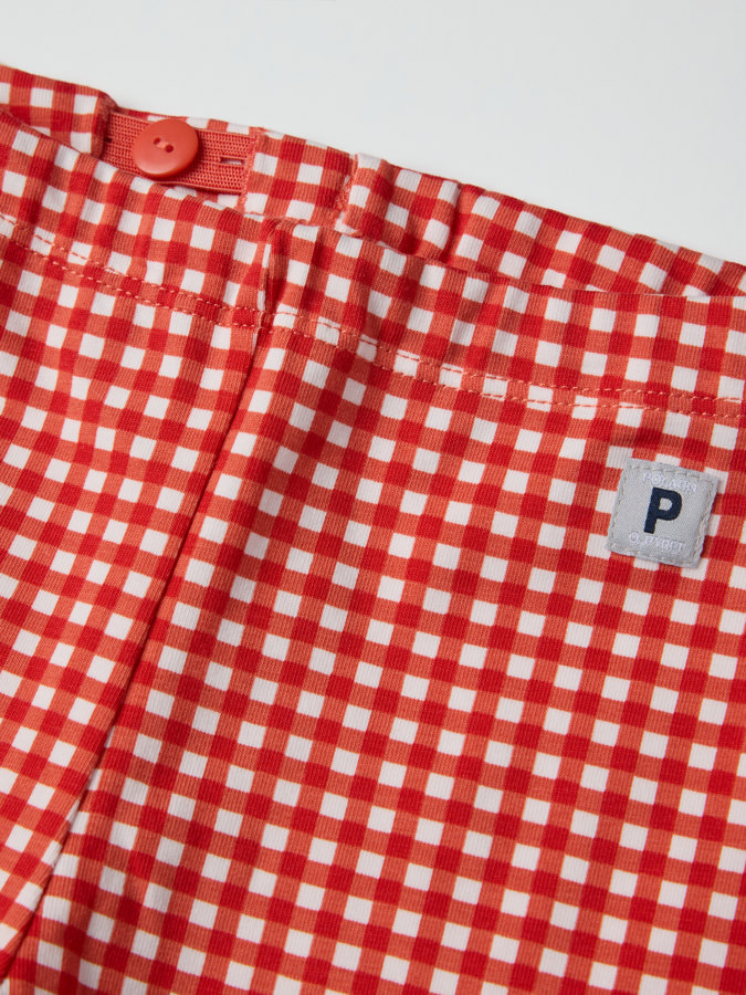 Checked PLAY leggings for baby