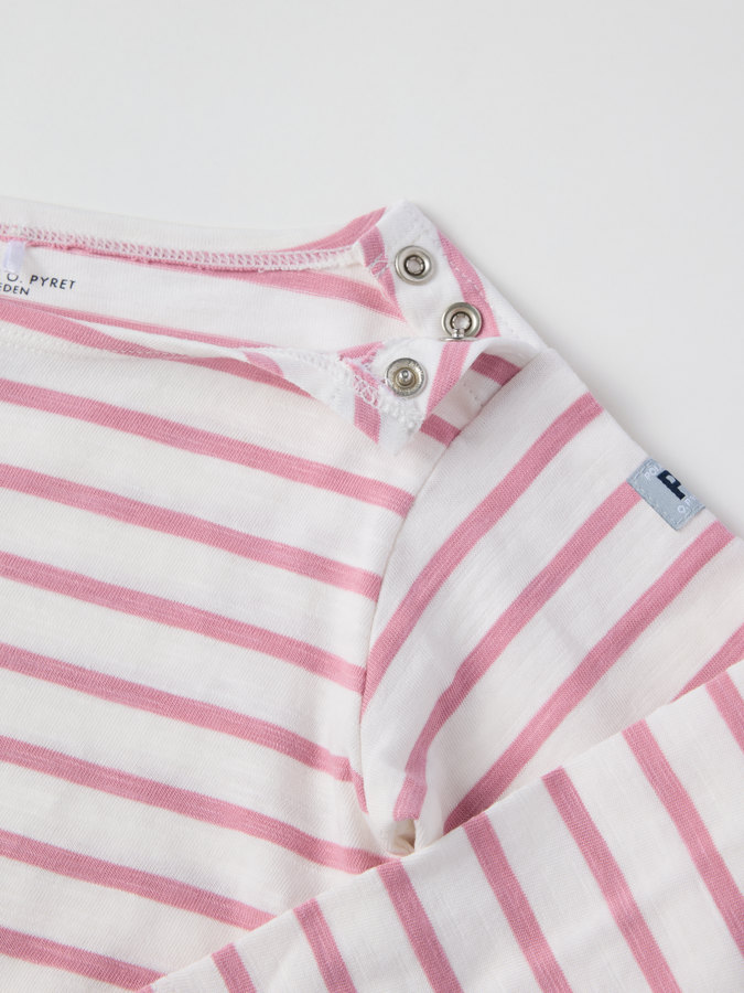 Set comprising striped top and shorts
