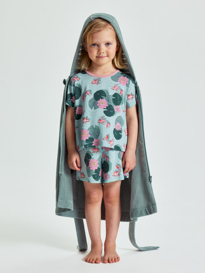 Two-piece pyjamas with underwater print Two-piece pyjamas with underwater print