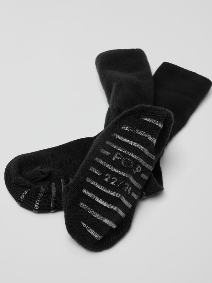 Anti-slip socks merino wool