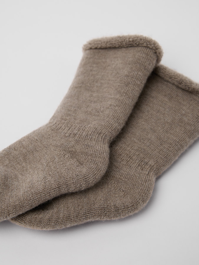 Merino wool terry socks