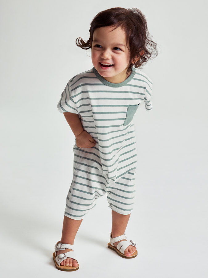 Striped jumpsuit