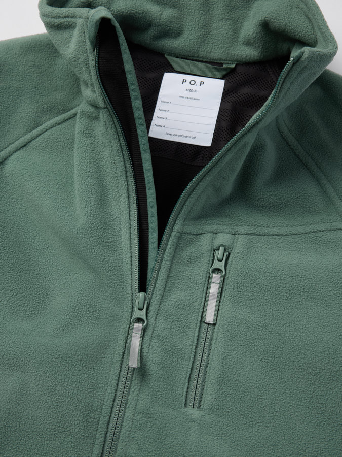 Windproof fleece jacket, adult