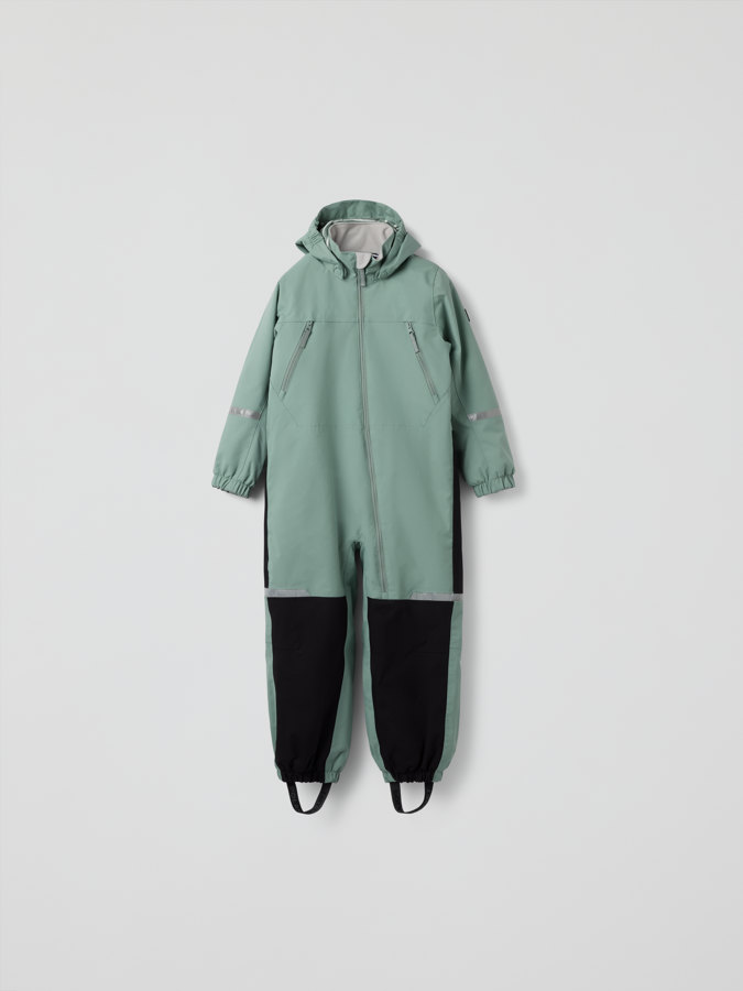 Waterproof, lined puddle suit