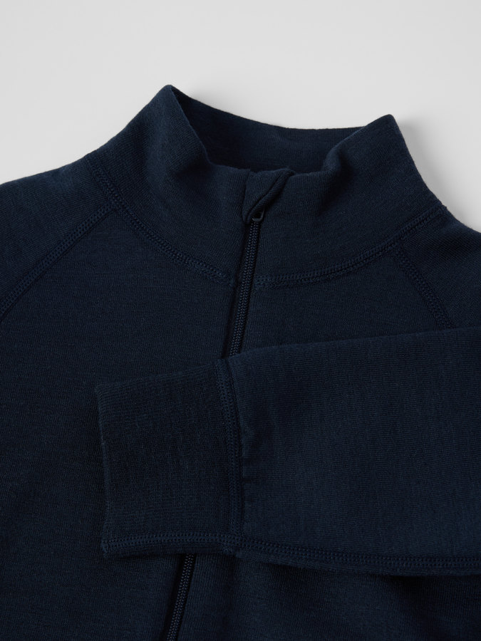 Jacket merino wool terry