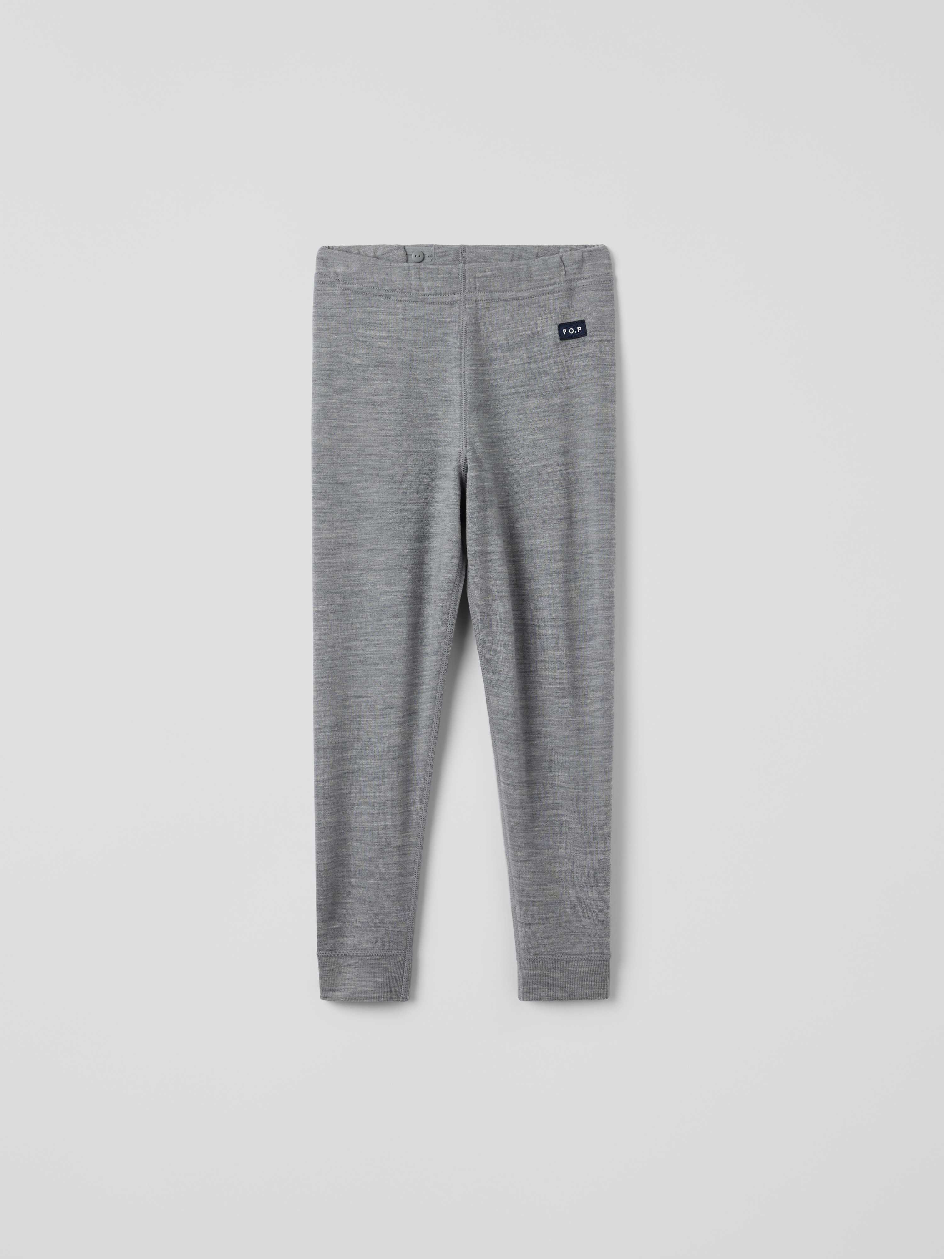 Polarn O. Pyret Grey Pants Merino Wool Terry