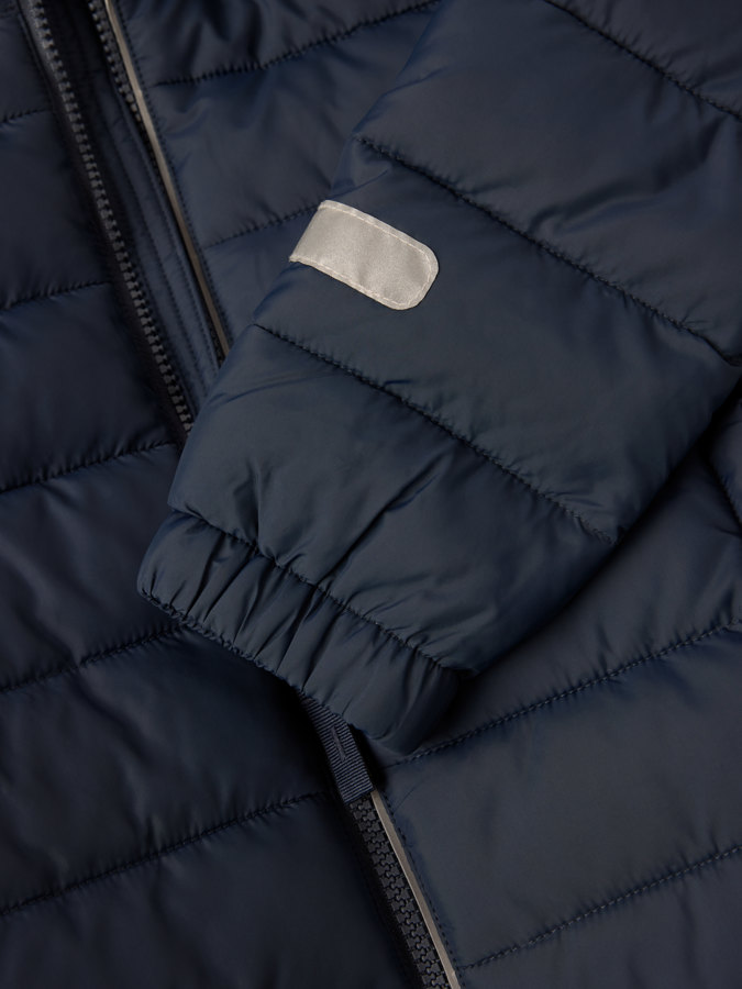 padded lightweight jacket with hood