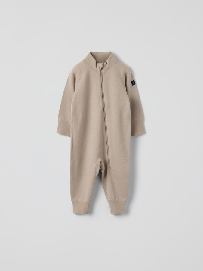 All-in-one in merino wool terry