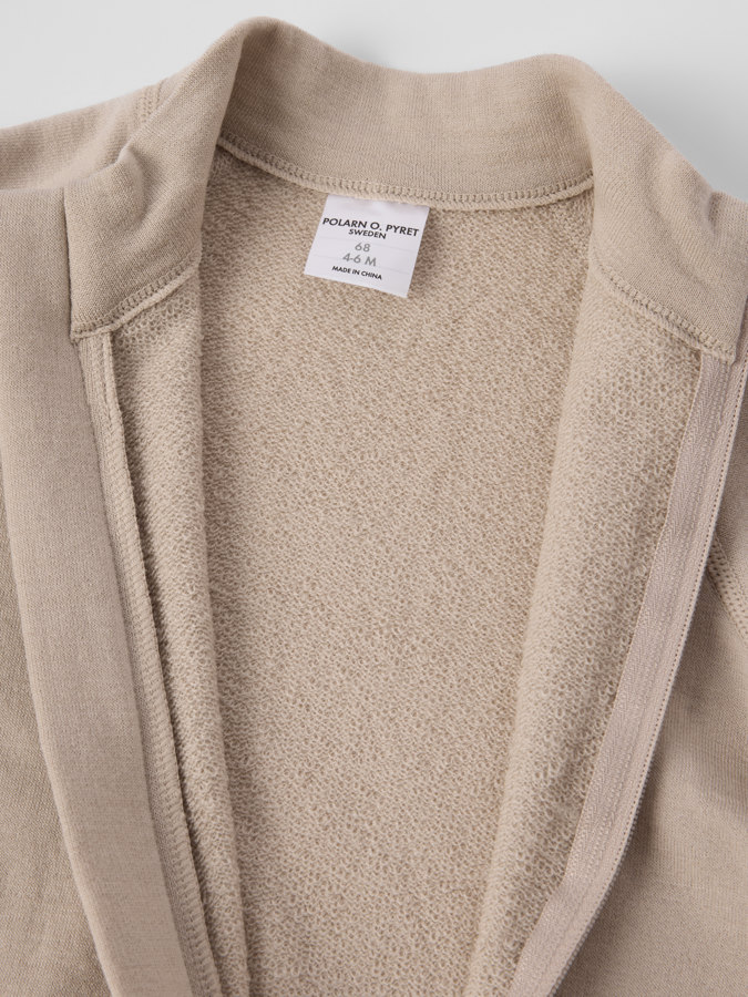 All-in-one in merino wool terry