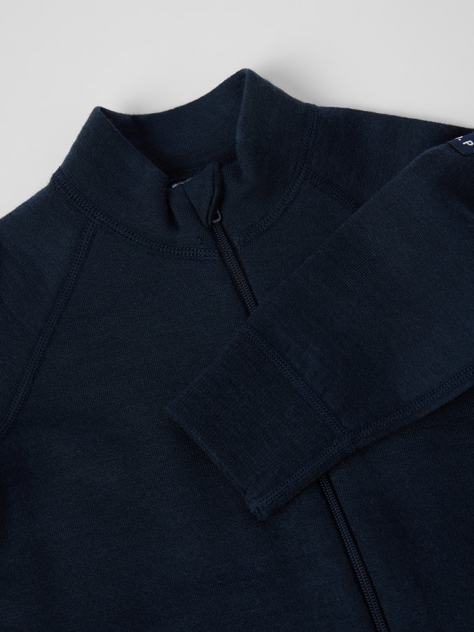 All-in-one in merino wool terry
