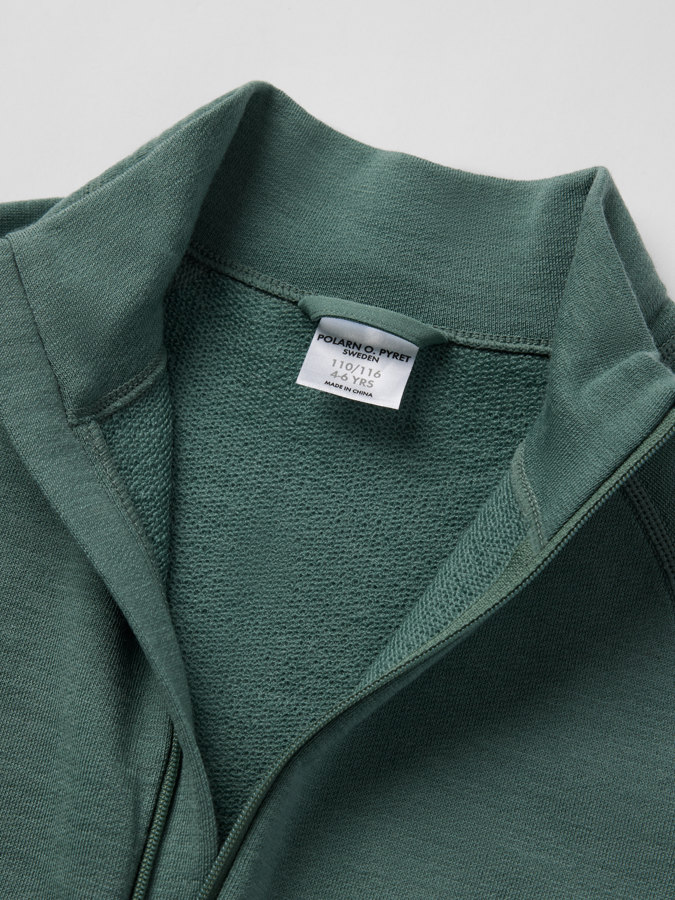 Jacket in merino wool terry
