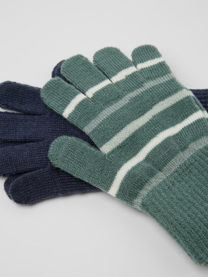Knitted gloves, 2-pack