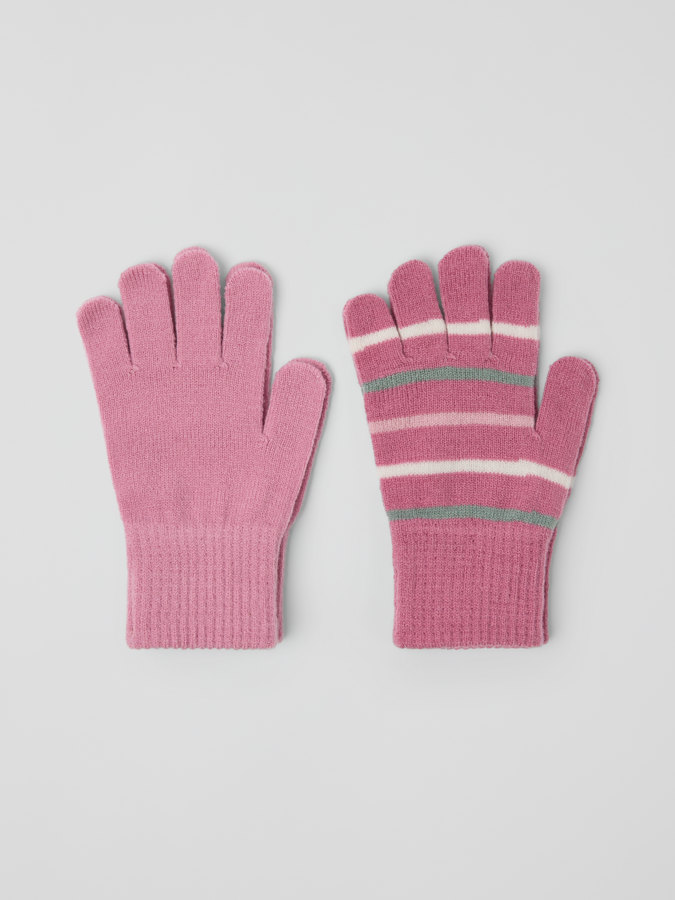 Knitted gloves, 2-pack