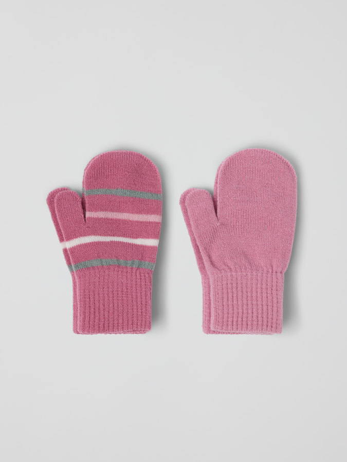 Knitted mittens, 2-pack