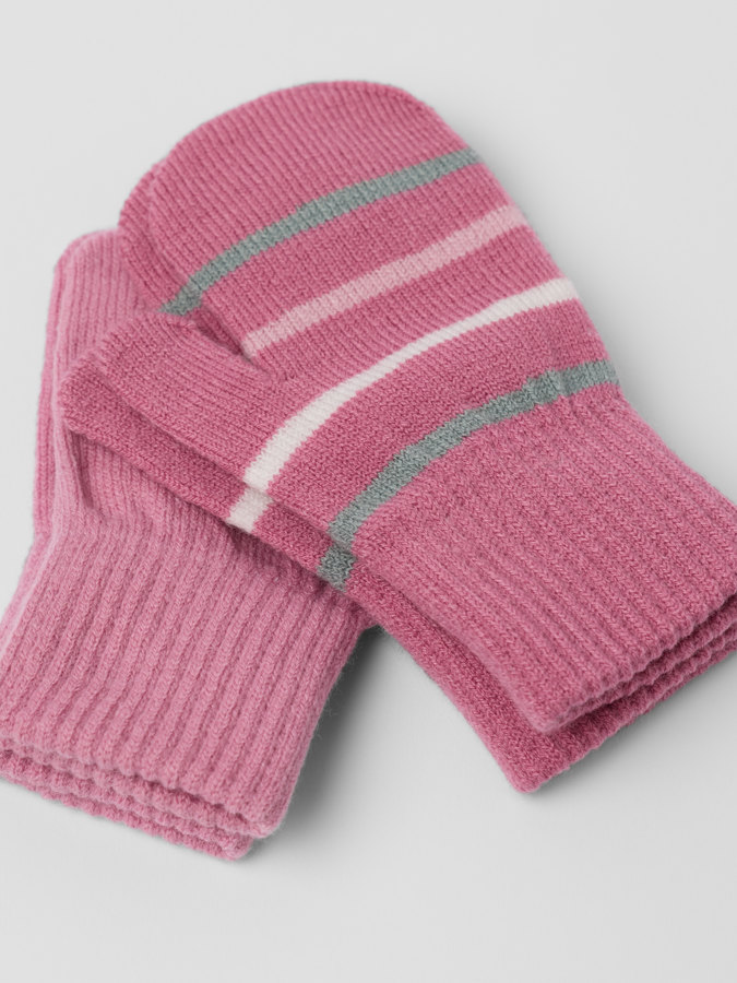 Knitted mittens, 2-pack
