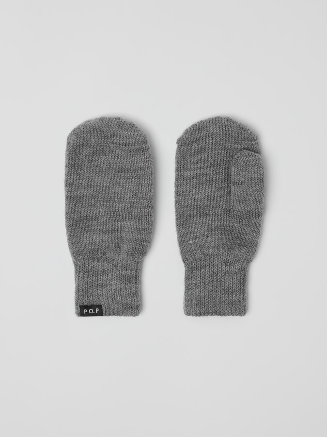 Double-knit mittens Merino wool