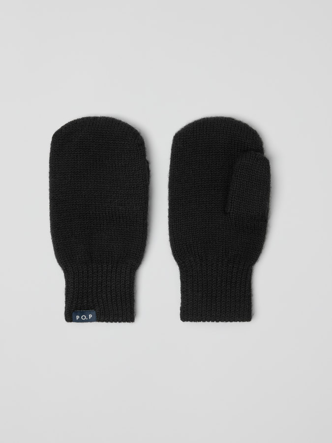 Double-knit mittens Merino wool