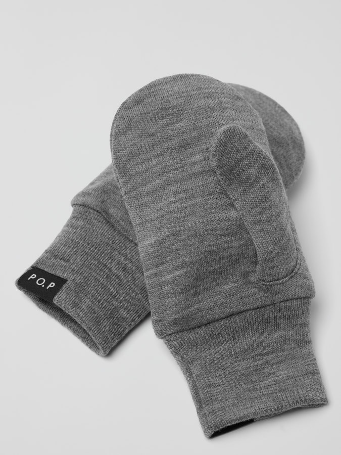 Liner merino wool mittens