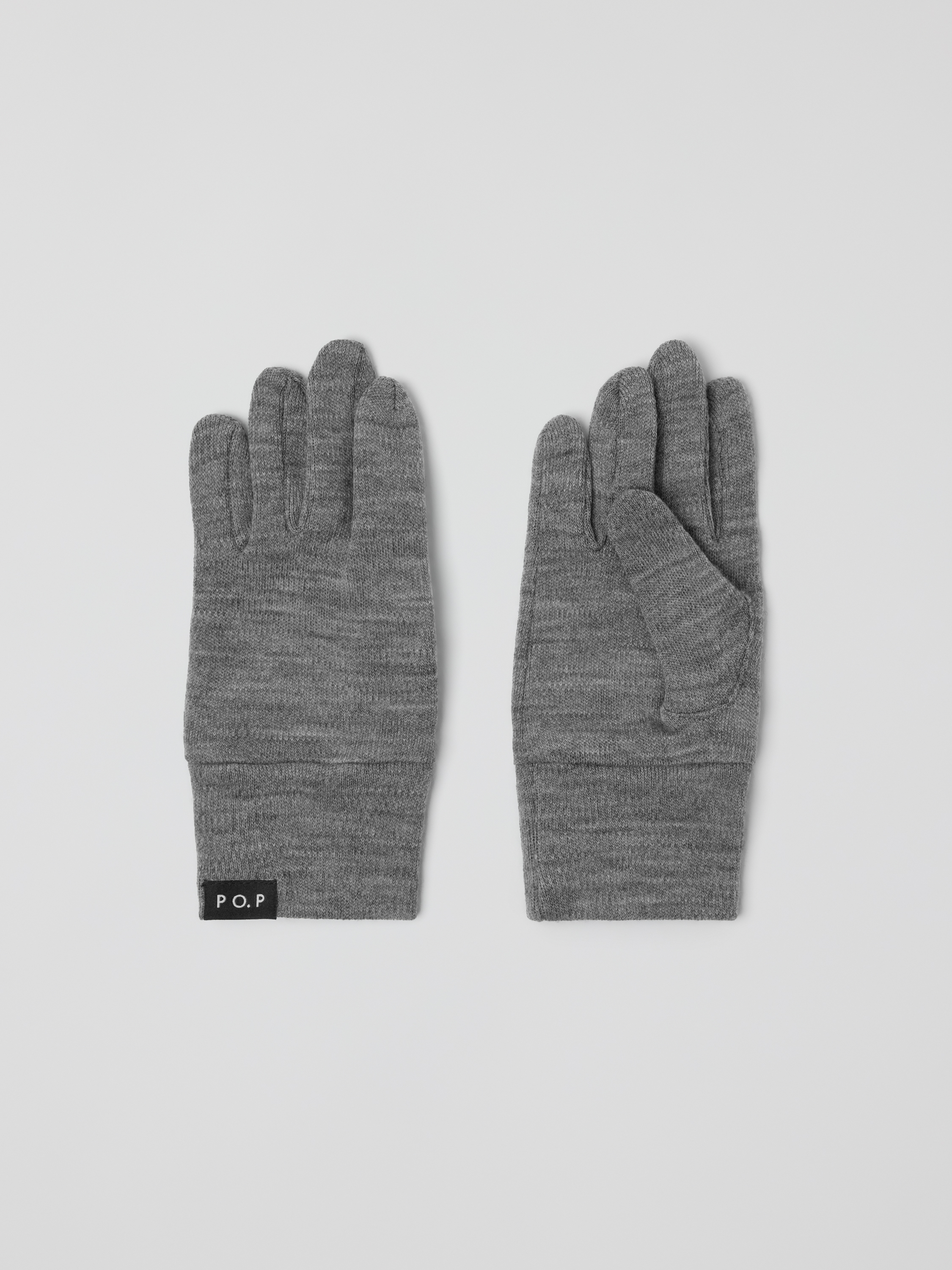 Liner merino wool gloves - Greymelange | Polarnopyret.com