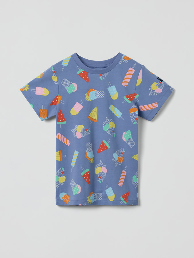T-shirt with ice-cream print