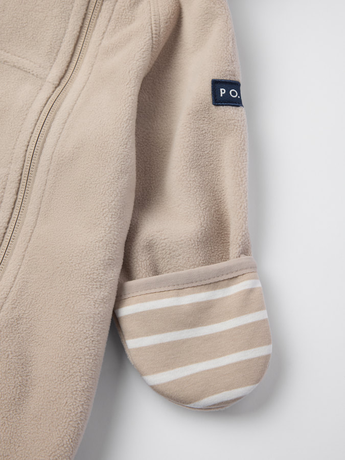 Windproof fleece all-in-one