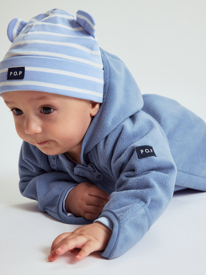 Windproof fleece all-in-one