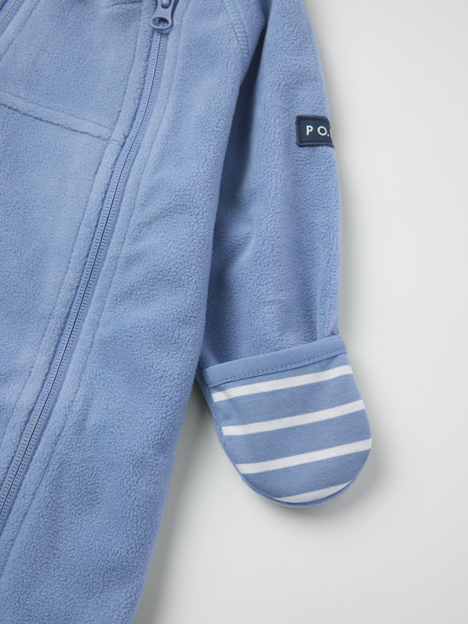 Windproof fleece all-in-one