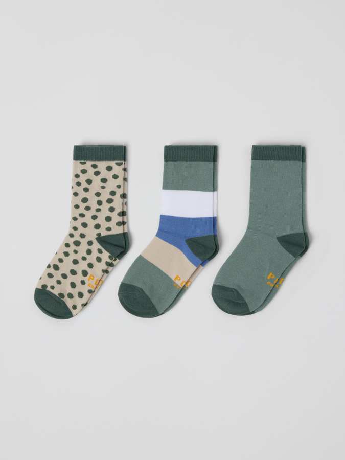 3-pack of print socks