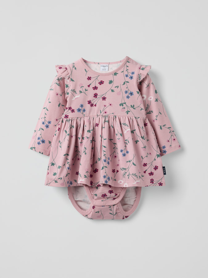 Floral bodysuit dress