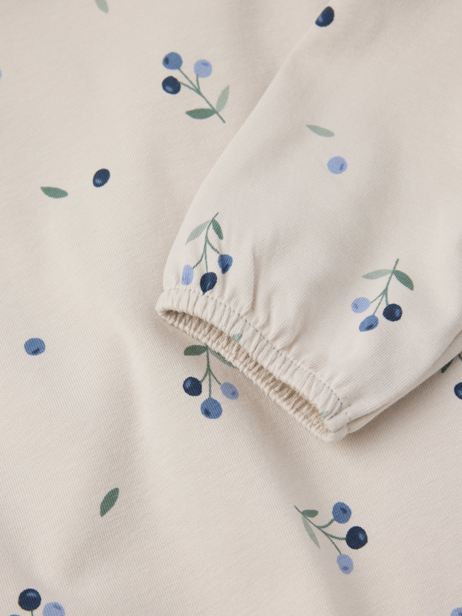 Long-sleeved top blueberry