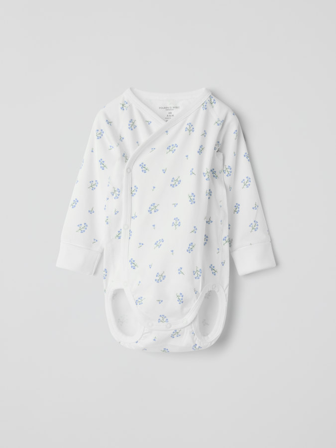 Extendable wrapover body, floral