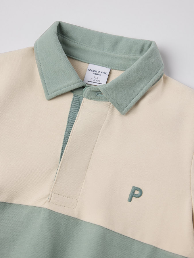 Long-sleeved polo shirt