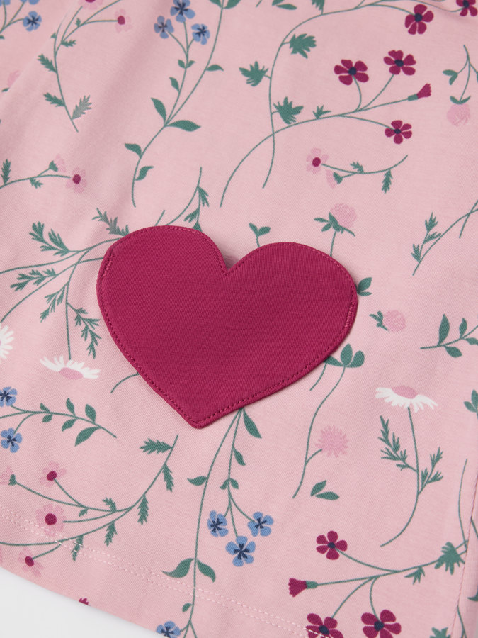 Long-sleeved top floral Long-sleeved top floral